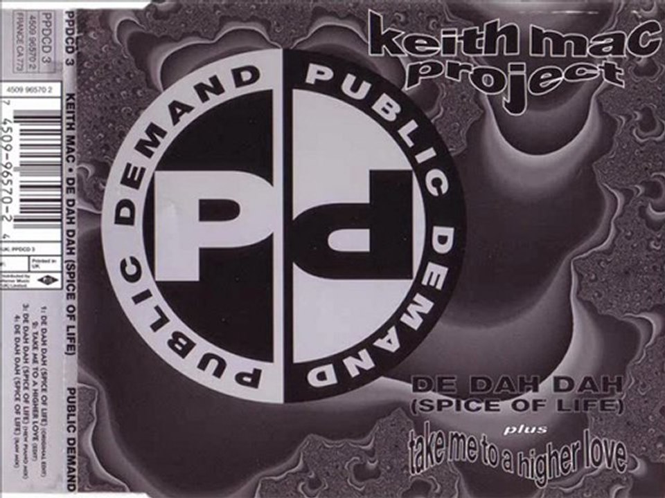 KEITH MAC PROJECT - De dah dah (spice of life) (new piano mix)