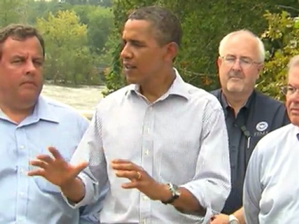 Obama tours flooded, storm-hit New Jersey