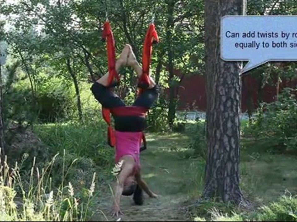 Yoga Inversions -- Yoga Inversion Swing