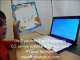 0.5 SANİYE ARALIKLARLA 2 BASAMAKLI 4 SAYISININ TOPLANMASI