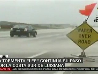 Tormenta tropical Lee golpea costas de EE.UU.