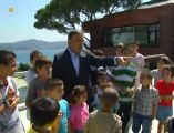 Cumhurbaşkanı Gül Tarabya’da Çocuklarla bayramlaştı