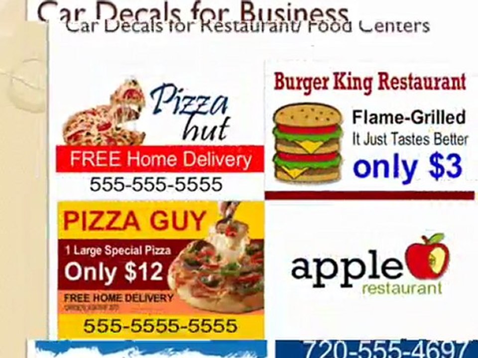 How to order Car Decals at Bannerbuzz.com?