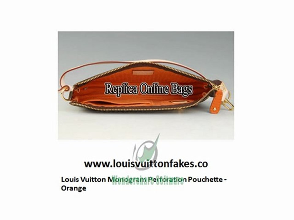 Louis Vuitton Replica Monogram Perforation Fake ...