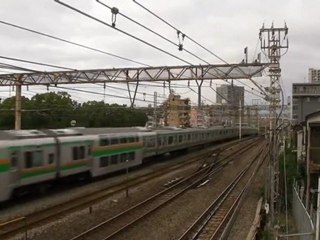 【鉄道動画】E217系 / E233系 / 211系 / E231系 / 205系 東神奈川駅~横浜駅間