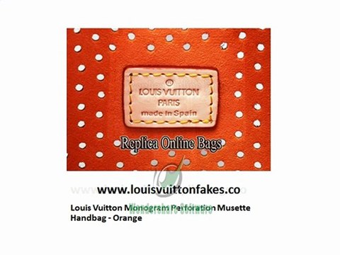 Louis Vuitton Replica Monogram Perforation Musette Fake ...