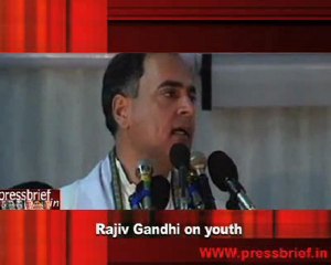 Rajiv Gandhi on youth