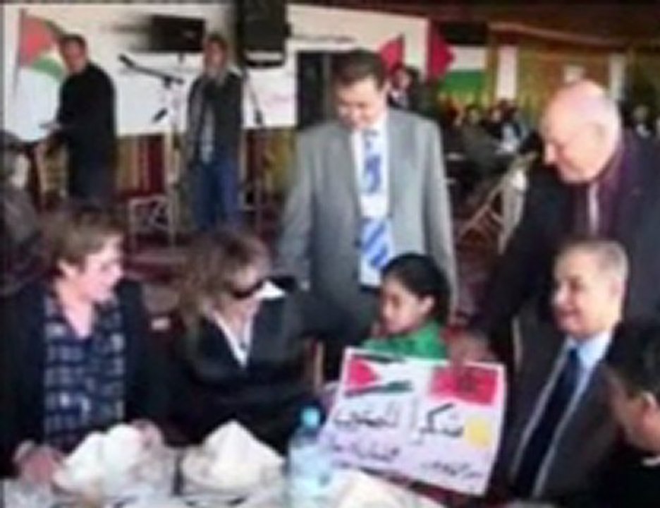 Réception des enfants de Gaza