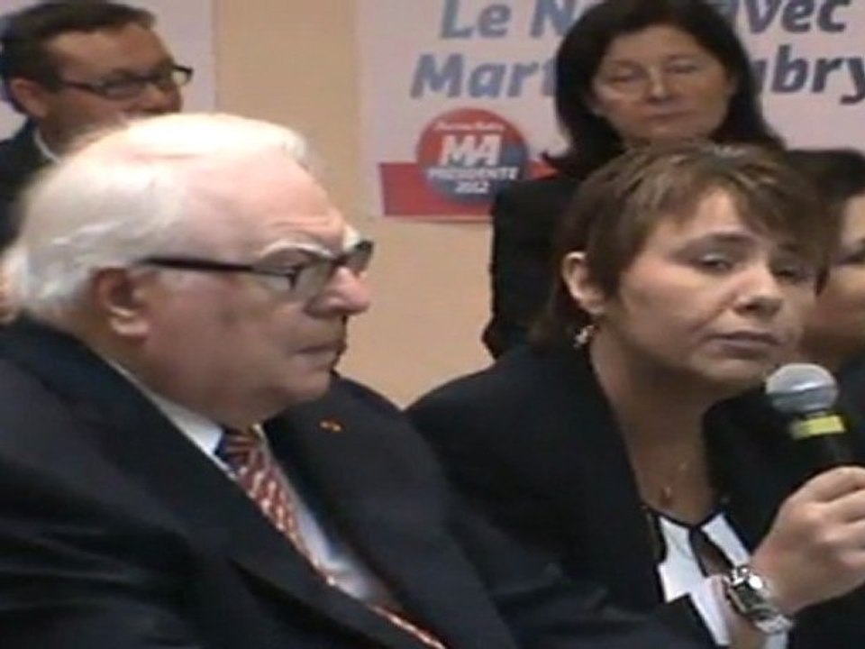 Conférence de presse de soutien des élus du Nord à Martine Aubry - 2ème Partie