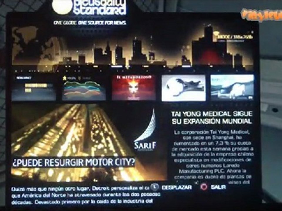 Gráficos del Deus Ex Human Revolution .