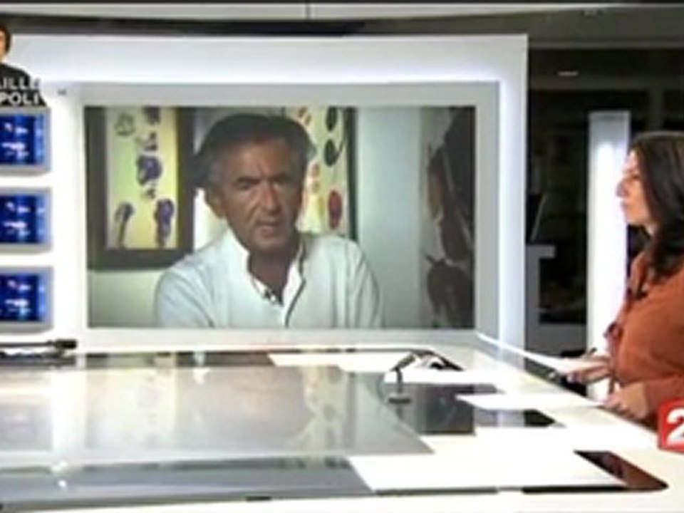 Tripoli libérée, la leçon de courage des insurgés (BHL invité de Marie Drucker, France 2, JT, le 23 août 2011)