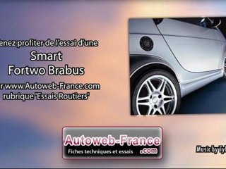 Essai Smart Fortwo Brabus - Autoweb-France