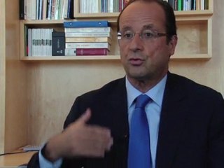 ITW François Hollande «Dominique Strauss-Kahn dira quel peut être son rôle»