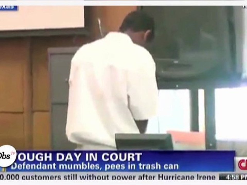 Le zapping décalé : il urine en pleine audience de tribunal