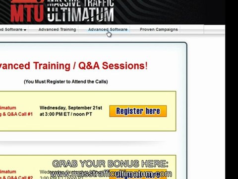 Massive Traffic Ultimatum Review and Bonus | See inside Mass