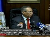 Oficialismo retira demanda por negar candidatura a Torres