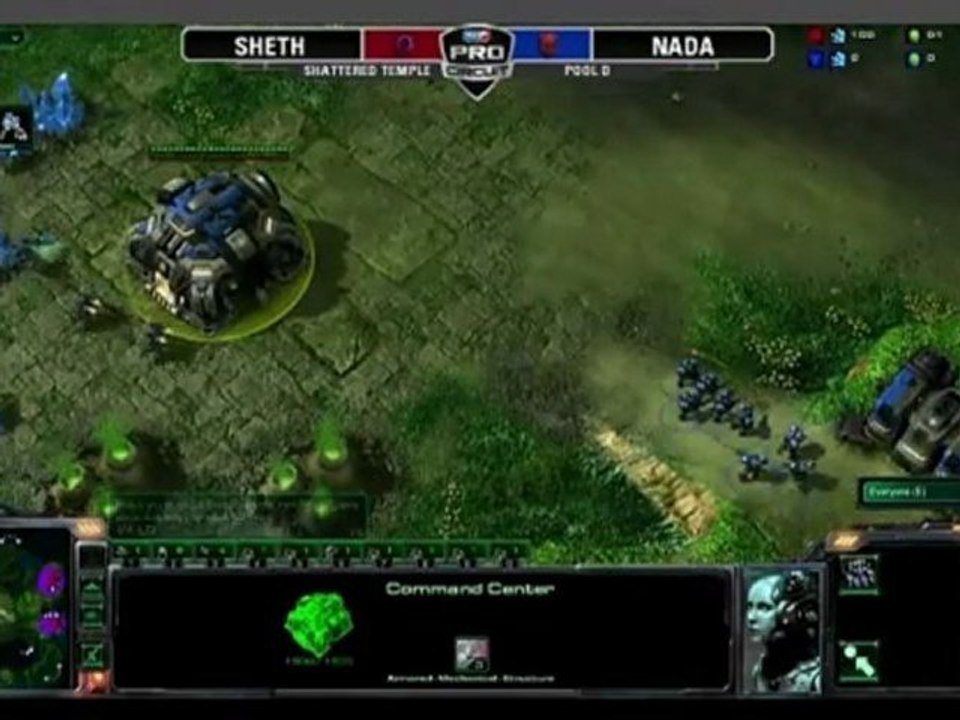 MLG Raleigh 2011 - Starcraft II - Game 1 - SK.oGs Nada (T) VS Liquid`Sheth (Z) Part 1/2