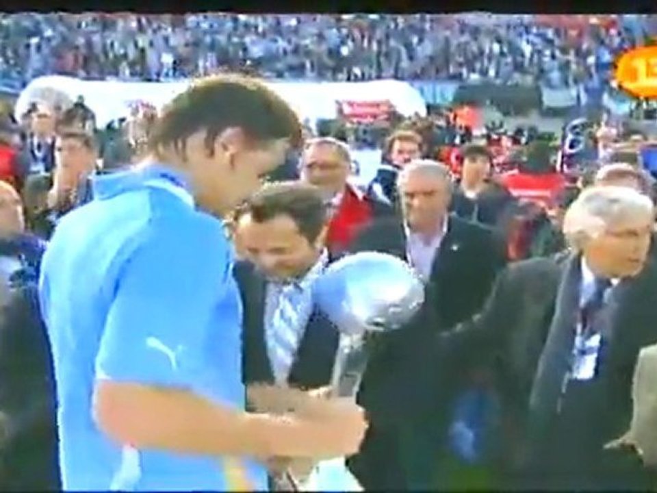 Uruguay vs Paraguay - Final de la Copa America 2011 - Festejos