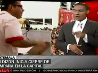 Guatemala: Baldizón cerró campaña electoral en la capital