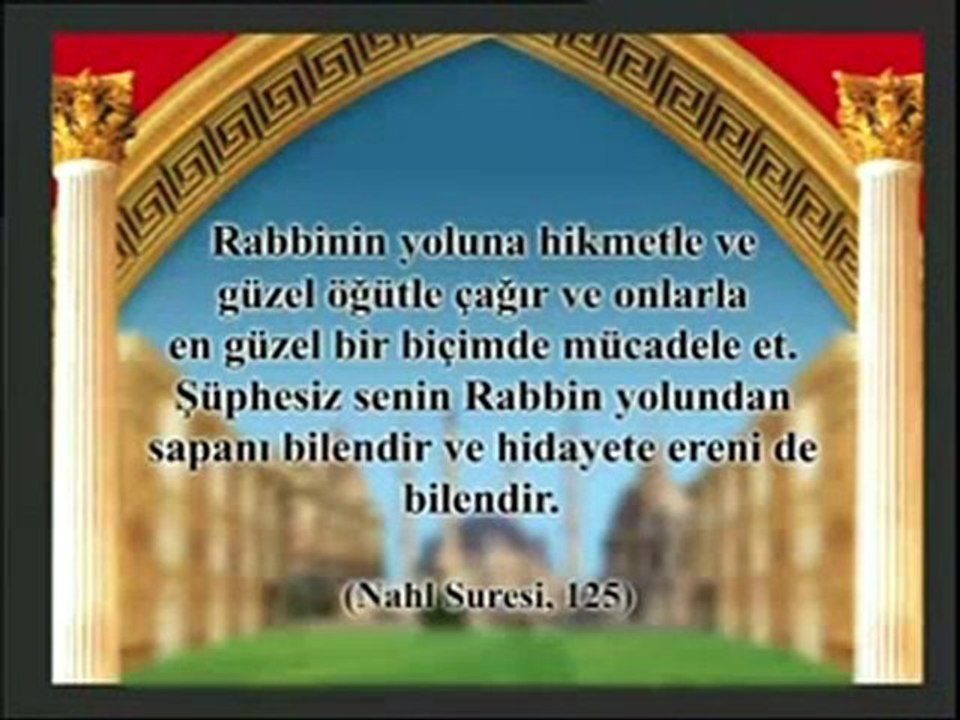 Kuran ahlakı insanları her türlü aşırılıktan sakındırır