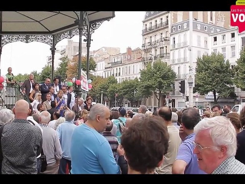 Inauguration Kiosque spécial Primaires marseille 1er.