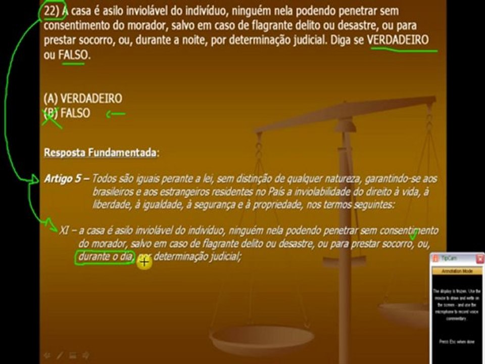 DIREITO CONSTITUCIONAL - QUESTÃO 22