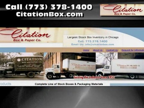 Shipping Boxes in Chicago IL – Citation Box and Paper