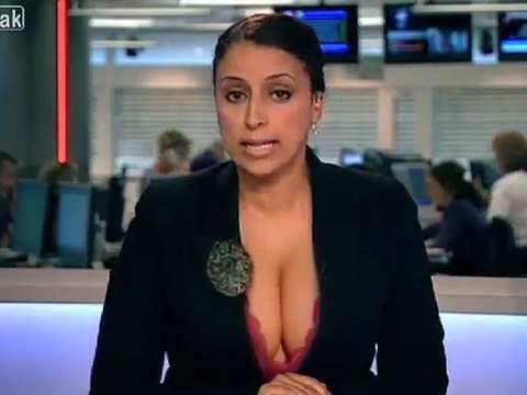 Niederländische Nachrichtensprecherin