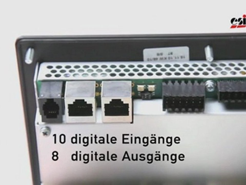 Bedienen, steuern, regeln mit dem esitron cps 500