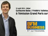 31 août 2011 : débat Guillaume BALAS / Frédéric VALLETOUX sur BFM Business