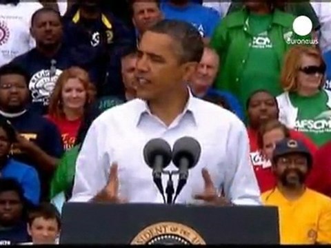 Obama challenges Republicans to back jobs plan