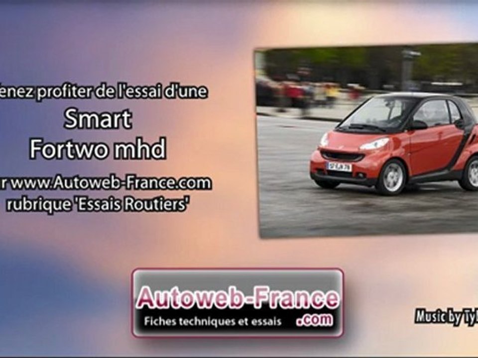 Essai Smart Fortwo mhd - Autoweb-France