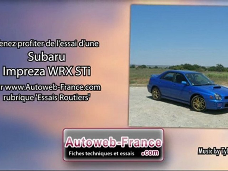 Essai Subaru Impreza WRX STi - Autoweb-France