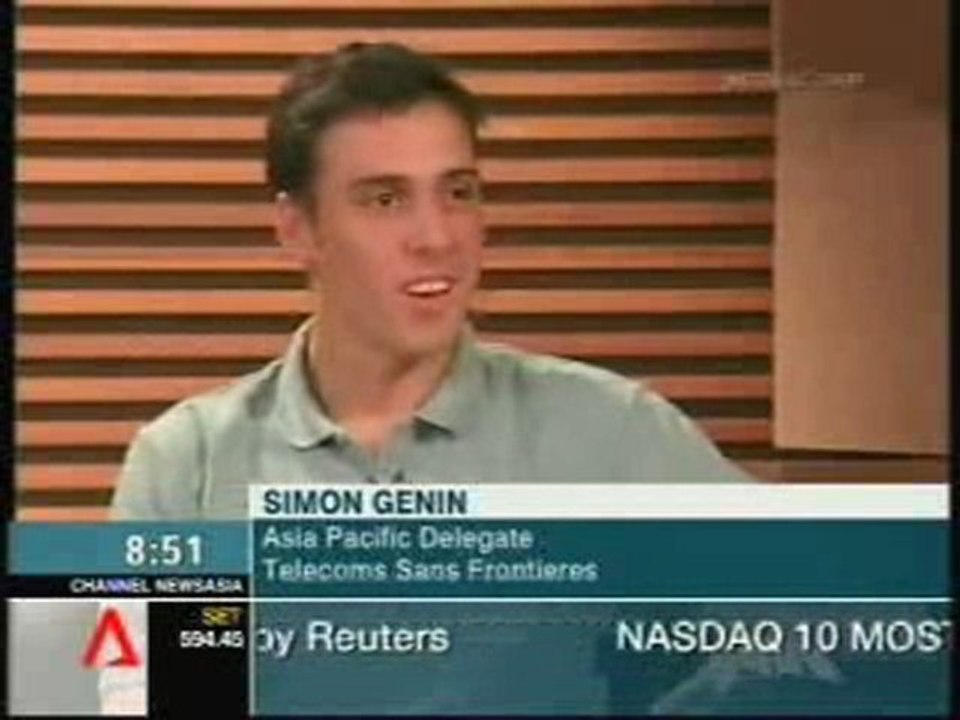 [TSF] Channel News Asia - Interview with TSF Asia-Pacific delegate - 2008