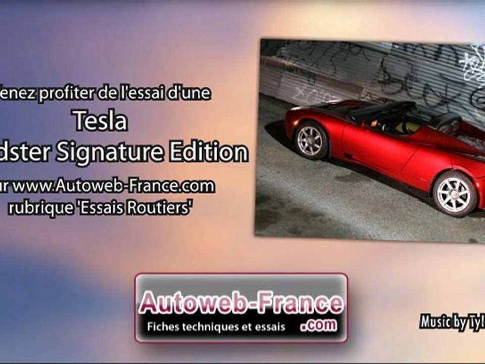 Essai Tesla Roadster Signature Edition - Autoweb-France
