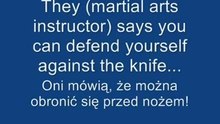 KNIFE DEFENSE IN MARTIAL ARTS IS MYTH