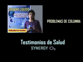 dolor de espalda Tratamiento con oxígeno líquido Synergy O2