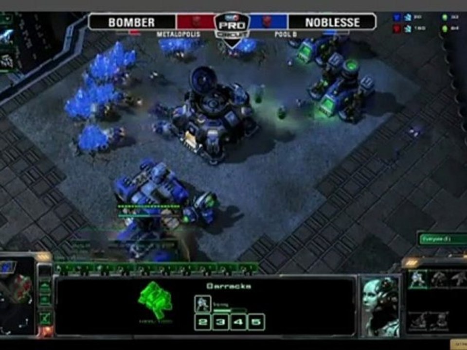 MLG Raleigh 2011 - Starcraft II - Game 3 - CoL.MVP Noblesse (T) VS ST Bomber (T) Part 1/1
