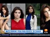 Maite Perroni realizó sesión de fotos en Canadá y viajará a Europa (1N)