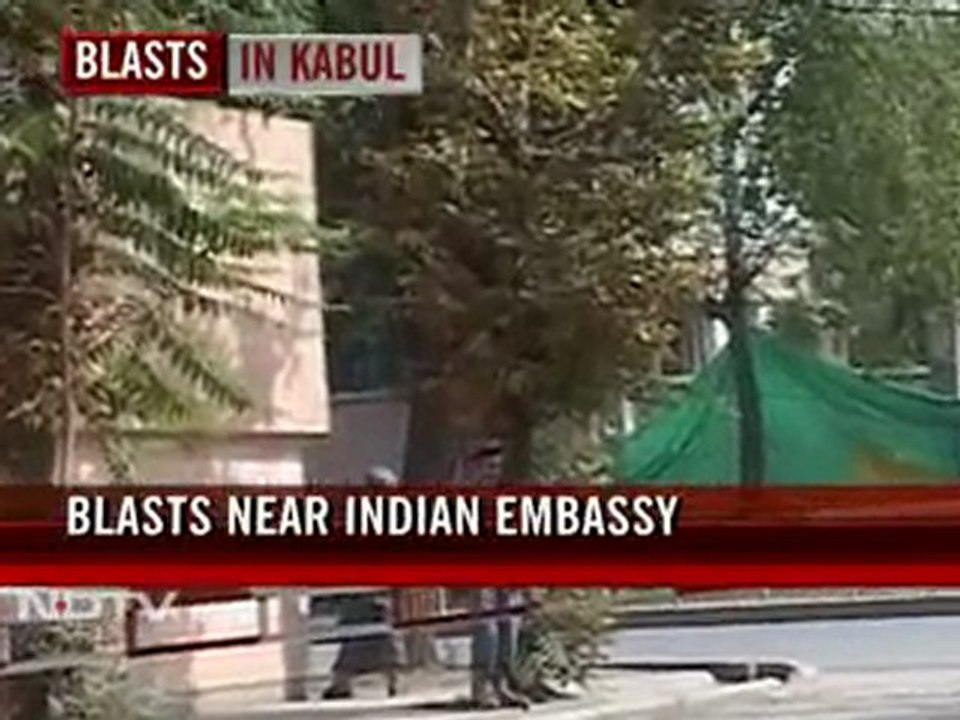Blasts near Indian embassy in Kabul