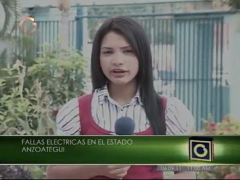 Siguen las fallas eléctricas en Anzoátegui