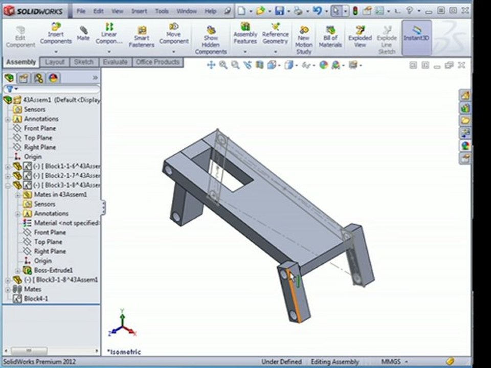 learn  SolidWorks 2012 Layout Sketch