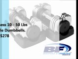 Review of Bayou Fitness Weight Adjustable Dumbbells