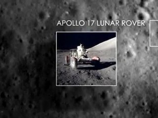 Photos show astronaut boot tracks on moon