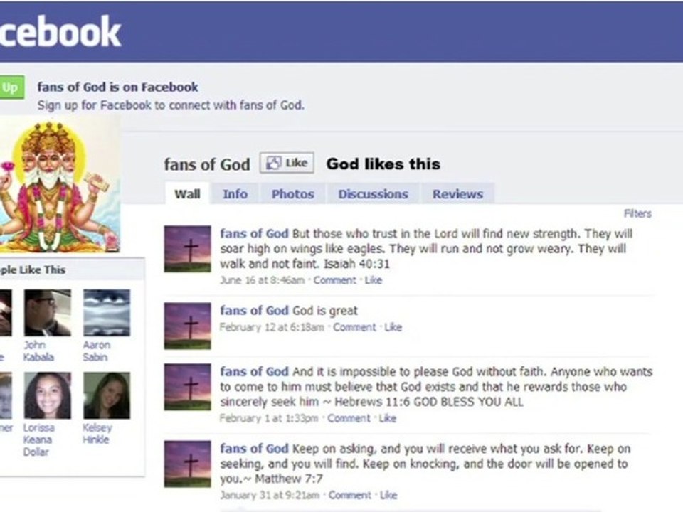 Comedy Show Jay Hind! LNN - God On Facebook