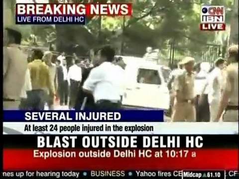 Suspected Delhi bomb blast