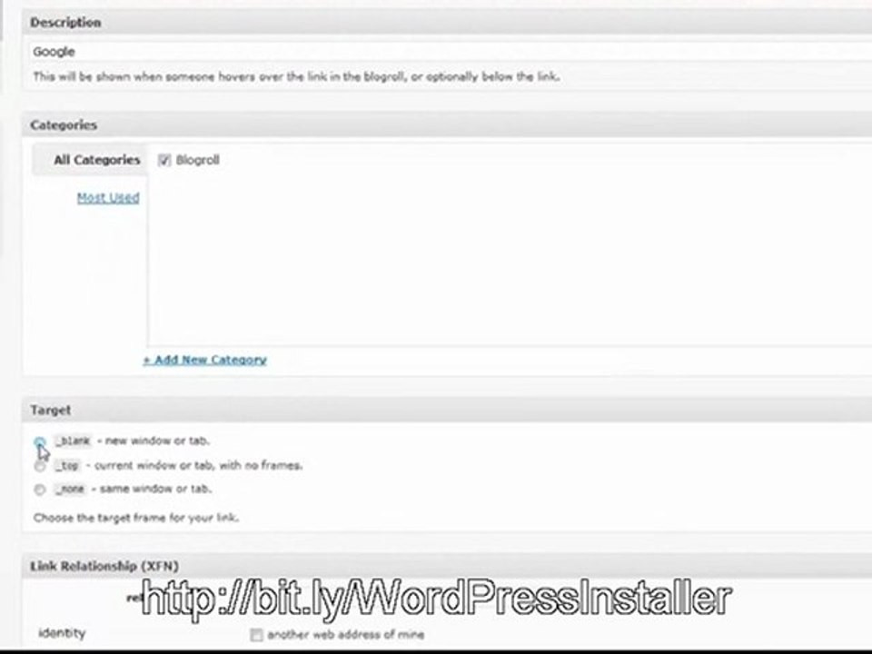 Edit Links in Wordpress Fast and Easy