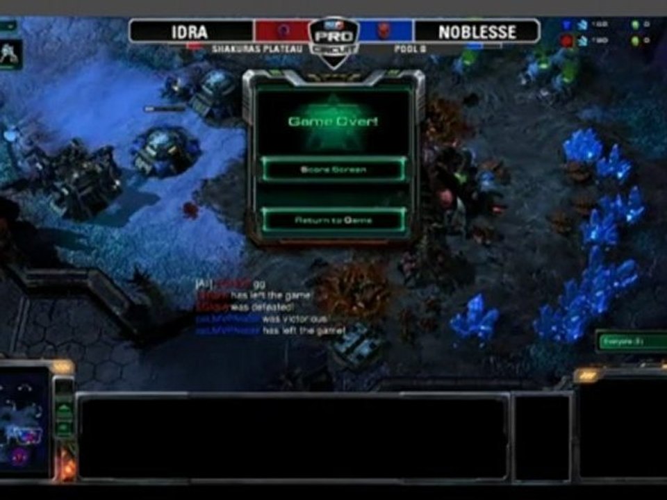 MLG Raleigh 2011 - Starcraft II - Game 3 - EG Idra (Z) VS CoL.MVP Noblesse (T) Part 1/1
