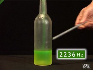 Sons émis par une bouteille