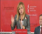 Elena Valenciano compara a Rajoy con Rubalcaba